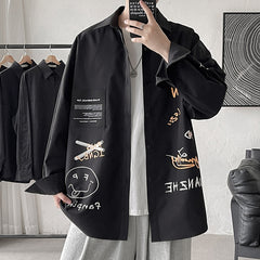 Men's Summer Casual Short Sleeve Graffiti Shirt
