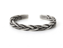 S925 Sterling Silver Twisted Bracelet - Vintage Design